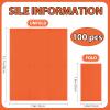 100 Pcs Orange Paper Napkins Disposable - Orange Guest Dinner Napkins for Bathroom Wedding Birthday Picnic Easter Party view 2