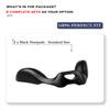 2 Pieces Replacement Nose Piece for Oakley Actuator OO9250 OO9250A Sunglasses, Black Silicone Nose Pads view 3