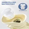 Hot Water Bottle with Cover, 2L Rubber Hot Water Bag with Soft Cover (2 Liter), for Cramps, Compress Pain Relief, Removable Hot Cold Pack (Beige) view 3