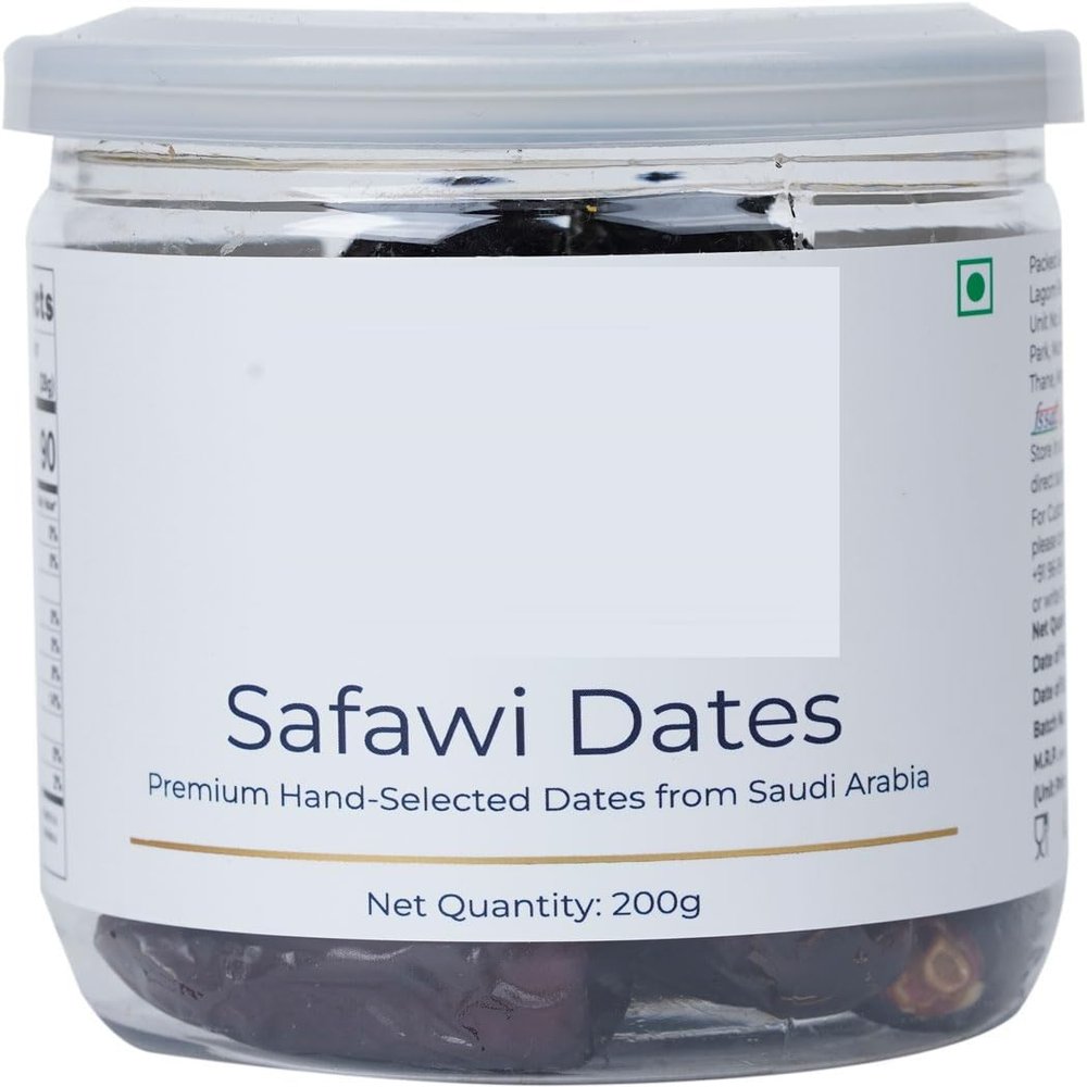 17.63oz Safawi Dates 500g | Saudi Arabia Dates | All Natural | No Preservatives | No Added Sugar | Gluten Free | Vegan | Plant Based | Non GMO | Dry Fruits | Khajur | Khajoor | Khejur