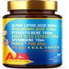 AJS Pure Cell Youth 6X PRO, 90 Capsules -PQQ 40mg, R-Lipoic Acid 360mg, Sodium Hyaluronate 120mg, Pterostilbene 150mg, Grape Seed Extract 50mg, Spermidine 10mg (90Count(Pack of 3)) view 1