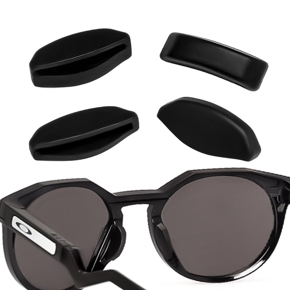 2 Pairs Replacement Nose Pads for Oakley HSTN OO9242 OO9279 Sunglasses, Small Size+Large Size Soft Nose Piece Guard