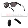 2 Pairs Replacement Nose Pads for Oakley HSTN OO9242 OO9279 Sunglasses, Small Size+Large Size Soft Nose Piece Guard view 2