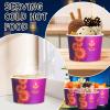 Maxdot 50 Pcs Happy Diwali Snack Cups 9oz Disposable Ice Cream Cups Decorative Paper Dessert Bowls Indian Deepavali Party Supplies for Yogurt, Cupcakes, Soup Hot or Cold Food view 4