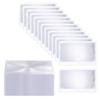100 Compact Fresnel Magnifiers, 3.3 X 2.2 Inch Credit Card Magnifying Lenses, Portable Reading Magnifier view 1