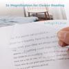 100 Compact Fresnel Magnifiers, 3.3 X 2.2 Inch Credit Card Magnifying Lenses, Portable Reading Magnifier view 3