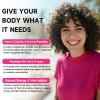 Youlikee Vitamin B-Complex Gummies for Women & Men, Methyl B12, B1, B2, B3, B5, B6, B7 & B9 - Vitamin B Complex with Vitamin C Supports Energy & Immune Function, Strawberry Flavor, 60 Count view 3