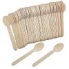 1000PCS Wooden Spoons Disposable - 6.3 Inch Natural Bamboo Spoons, Compostable and Biodegradable, Ideal for Eating, Crafts, Weddings, Picnics, BBQs, Birthdays and Outdoor Events view 1