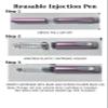 V2 Reusable Injection Pen Silver with Cartridge view 3