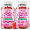 Youlikee 2 Pack Vitamin B-Complex Gummies for Women & Men, Methyl B12, B1, B2, B3, B5, B6, B7 & B9 - Vitamin B Complex with Vitamin C Supports Energy & Immune Function, Strawberry Flavor, 120 Count view 1