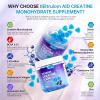 IIEltruiom Creatine Gummies for Women 5000mg Sugar Free Creatine Monohydrate Chews for Strength, Lean Muscle & Recovery, with Collagen & BCAA, Pre Workout Supplement, 90 Gummies view 4
