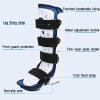 UMJIGF Orthosis Foot Torn Ligament - Ankle Splint - Plantar Fasciitis Night Splint - Lumbar Support Brace - splints - Support Sleep, Arthritis, tendinitis,Left-S view 2