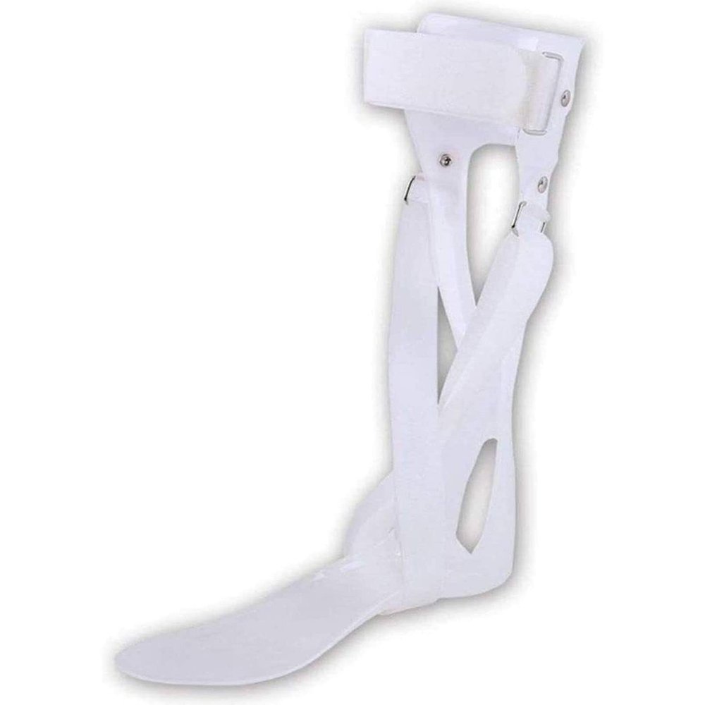 UMJIGF Ankle Foot Orthosis, Knee Support Drop Foot Brace for Women and Men, Adjustable Ankle Support Brace for Achilles Tendonitis Heel Lift Sprain Ligament Injury,Left Foot-M