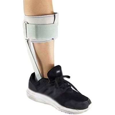 UMJIGF Ankle Foot Orthosis, Adjustable Drop Foot Brace, Comfortable Material Foot Drop Orthosis for Sprained Heel Lift Ligament Damage Arch Supports,Right Foot-X