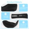 2Pcs Trach Covers for Tracheostomy Neck Stoma Cover Breathable Dust- Proof Shield Neck Trachea Protector Adjustable Tracheostomy Supplies Reusable Tracheostomy Care Kits for Men and Women (Black, L) view 4