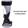UMJIGF Ankle Foot Orthosis,Drop Foot Orthosis, Adjustable Ankle Stabiliser, Foot Support Correction Splint, for Foot Drop, Nerve Injury, Foot Position, Relieve Pain,Right-XL view 2