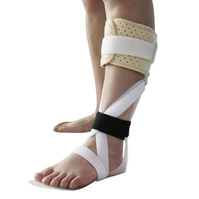 UMJIGF Orthosis Foot Drop,Footrest Orthesis Ankle Support Stabiliser with Removable Bandage Drop Foot Support Splint Ankle Foot Orthosis Support for Support When Walking,Left-M