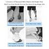 UMJIGF Orthosis Foot Drop,Footrest Orthesis Ankle Support Stabiliser with Removable Bandage Drop Foot Support Splint Ankle Foot Orthosis Support for Support When Walking,Left-M view 2