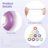 10 Rolls Of 15 Ft Orthodontic Power Chains, Rubber Braces Bands, Featuring Short And Long Filament Chains view 3