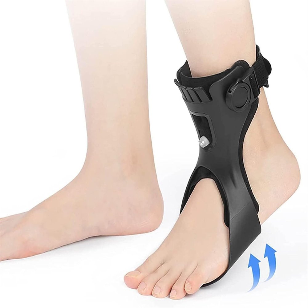 UMJIGF Ankle Foot Orthosis Plantar Fascitis Splint Adjustable Ankle Braces Foot Drop Postural Corrector Foot Supports,Right-S