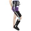 UMJIGF Knee Ankle Foot Fixation Orthosis,Comfortable Adjustable Ankle Foot Orthosis Brace Leg Fracture Foot and Orthotics of Lower Limbs,Black-Left L view 1