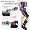 UMJIGF Knee Ankle Foot Fixation Orthosis,Comfortable Adjustable Ankle Foot Orthosis Brace Leg Fracture Foot and Orthotics of Lower Limbs,Black-Left L view 2