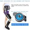 UMJIGF Knee Ankle Foot Fixation Orthosis,Comfortable Adjustable Ankle Foot Orthosis Brace Leg Fracture Foot and Orthotics of Lower Limbs,Black-Left L view 3