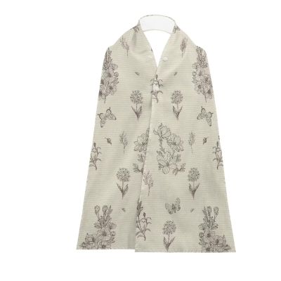 Kxyudcn Brige Floral Waterproof Adult Bib Scarf for Dining Lightweight Adult Bibs for Hotel Restaurant Cafeteria