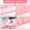 4 Pack Satin Mask Strap Covers, Face Cushion Cover for Strap Headgear, Universal and Reusable Comfort Pads, C Papa Accessories & Supplies Mask Cover Headgear Pads for Reducing Red Marks (Dark Pink) view 3