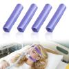 4 Pack Satin Mask Strap Covers, Face Cushion Cover for Strap Headgear, Universal and Reusable Comfort Pads, C Papa Accessories & Supplies Mask Cover Headgear Pads for Reducing Red Marks (Dark Purple) view 1