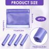 4 Pack Satin Mask Strap Covers, Face Cushion Cover for Strap Headgear, Universal and Reusable Comfort Pads, C Papa Accessories & Supplies Mask Cover Headgear Pads for Reducing Red Marks (Dark Purple) view 2