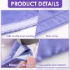 4 Pack Satin Mask Strap Covers, Face Cushion Cover for Strap Headgear, Universal and Reusable Comfort Pads, C Papa Accessories & Supplies Mask Cover Headgear Pads for Reducing Red Marks (Dark Purple) view 3