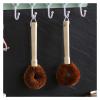 Wooden Handle Dish Brush with Fiber Bristles for Kitchen Cleaning, Scrub Brush Applicable to Bottles Pans Pots Dishes, Durable and Rust-Proof (Size A B C D E Optional) view 3