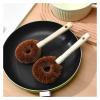 Wooden Handle Dish Brush with Fiber Bristles for Kitchen Cleaning, Scrub Brush Applicable to Bottles Pans Pots Dishes, Durable and Rust-Proof (Size A B C D E Optional) view 4