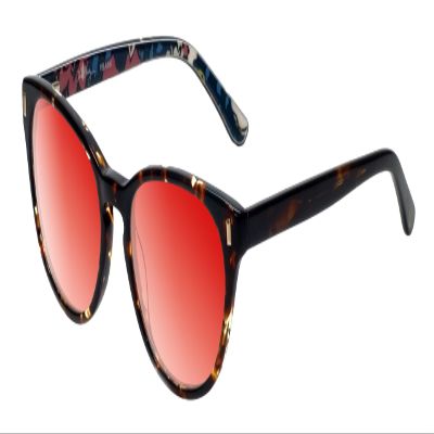Medspex Adel-AVT Color Therapy Reading Glasses +1.00 Violet Purple/Deep Red Unisex Fluorescent Light Sensitivity Chromotherapy Chakra Healing