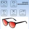 Medspex Adel-AVT Color Therapy Reading Glasses +1.00 Violet Purple/Deep Red Unisex Fluorescent Light Sensitivity Chromotherapy Chakra Healing view 3