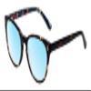 Medspex Adel-AVT Color Therapy Reading Glasses +1.00 Violet Purple/Baby Blue Unisex Fluorescent Light Sensitivity Chromotherapy Chakra Healing view 1