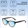 Medspex Adel-AVT Color Therapy Reading Glasses +1.00 Violet Purple/Baby Blue Unisex Fluorescent Light Sensitivity Chromotherapy Chakra Healing view 3