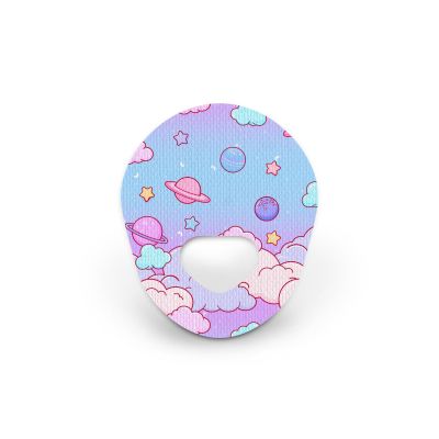 Type One Style CGM Patches - Premium Adhesive Sensor Covers for Libre, Dexcom, Medtronic, Glucose Monitors - Cosmic Clouds Patch (Guardian Enlite, 20-Pack)