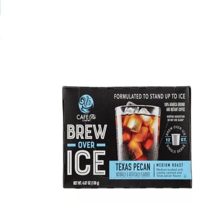 CAFE Ol by HEB Texas Pecan Brew Over Ice Medium Roast Coffee Single Serve Cups 12 count - 1 box