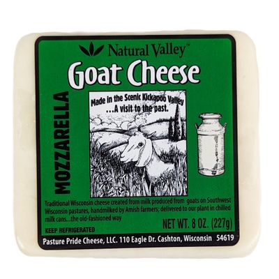 Amish Country Mozzarella Goat Cheese 8 oz (Pack of 4)