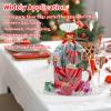 100PCS Cellophane Treat Bags 9x15 Inches Clear Plastic Gift Bags with Twist Ties Cello Party Favor Bags for Wrapping Halloween Christmas Gifts, Candies, Dessert, Bakery, Cookies, Chocolate, Popcorn view 4