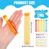 Flutesan 45 Pcs Halloween Shot Tubes for Liquor Plastic Test Tube with Cap view 2