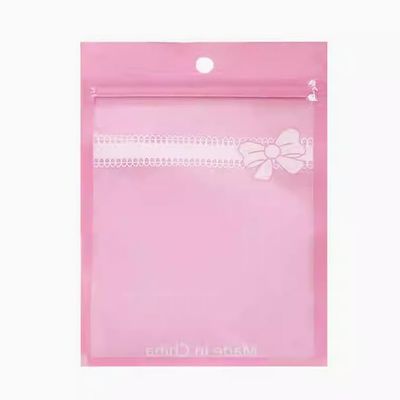 20PCS Cute Pink Jewelry Bags Bow Tie Candy Cookies Packing Bags Ornament Beads Storage Pouches Gifts Wrap Cellophane Bags Snack Bag Mylar For Display Storage Small Business Supplies (Pink-12*15cm)