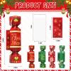 8 Pcs Christmas Surprise Money Pull Pouch Christmas Money Box for Cash Gift Pull Xmas Cash Holder for Cash for Kid Adult with 80 Pcs Transparent Bags Creative Way to Give Dollar Gift (Snowflake) view 3