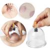 1set Cup Cupping Therapy Set It Includes 4 Large Tanks and 1 Large Manual Pump.Vacuum Pump Body Massage Device for Home Use Cups for Muscle Relief and Relaxation Easy to Operate Lightweight Design view 2