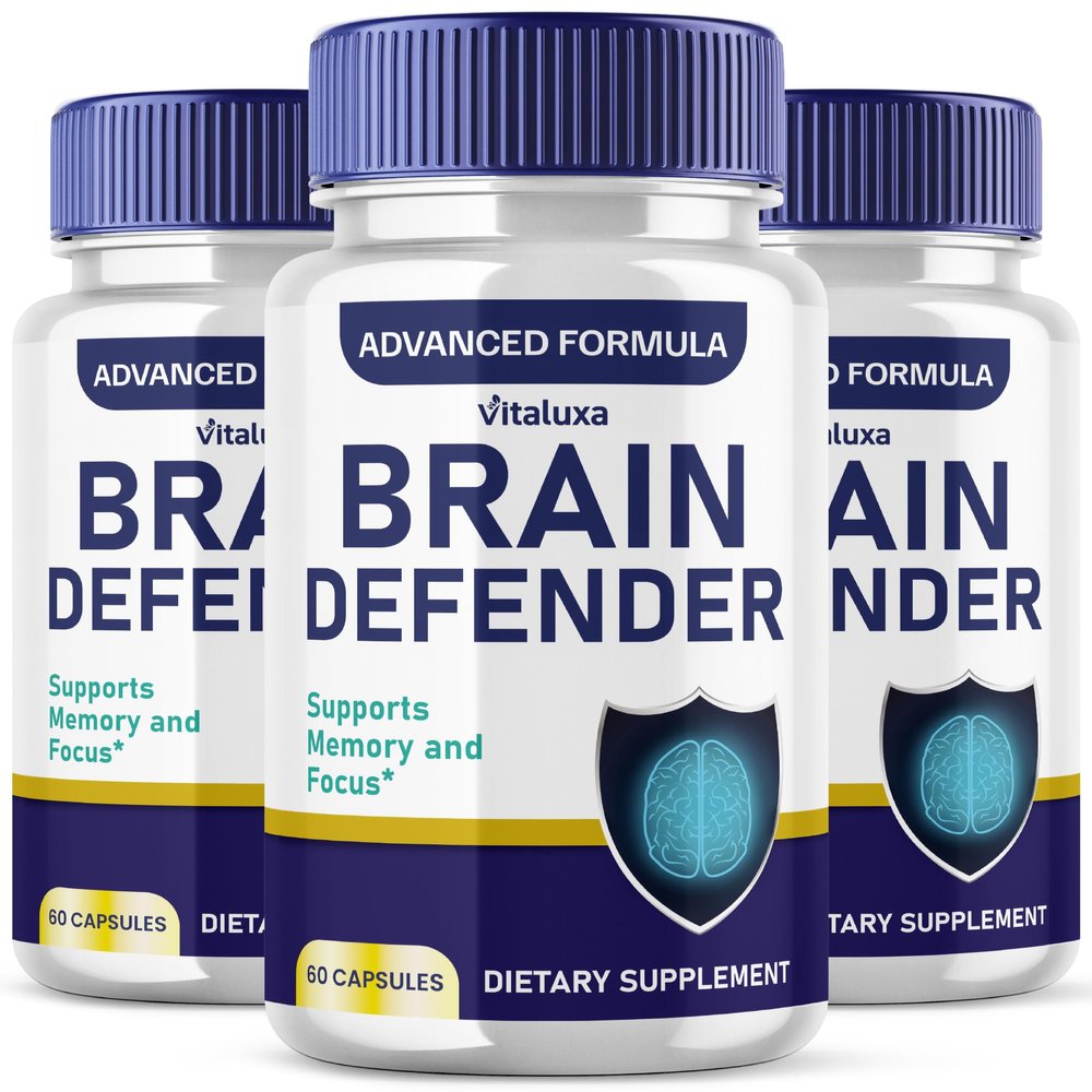 (3 Pack) Brain Defender Supplement, Brain Defend Pills for Focus and Memory Support, BrainDefender Advanced Nootropic Capsules Daily Clarity Cognitive Health Function, Brain Defense Vitamins (180 Ct)