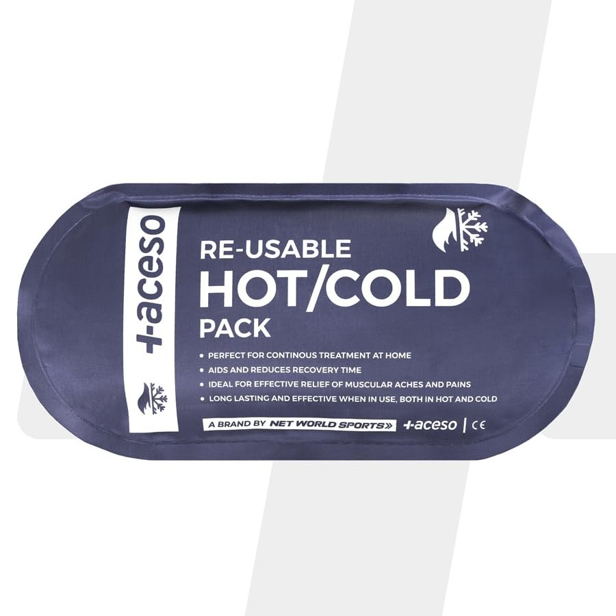ACESO Reusable Hot & Cold Gel Pack for Injury Relief | Ice & Heat Therapy with Soft Sleeve Pain Relief for Muscle Strain Joint Aches & Sports Recovery Pack of 1 or 30 (Pack of 30)