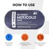 ACESO Reusable Hot & Cold Gel Pack for Injury Relief | Ice & Heat Therapy with Soft Sleeve Pain Relief for Muscle Strain Joint Aches & Sports Recovery Pack of 1 or 30 (Pack of 30) view 3