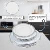 Aoluguya Soft Felt Plate Dish Protectors Dividers Seperators for Stacking, China Storage and Packing - Set of 30 (10in) White view 4